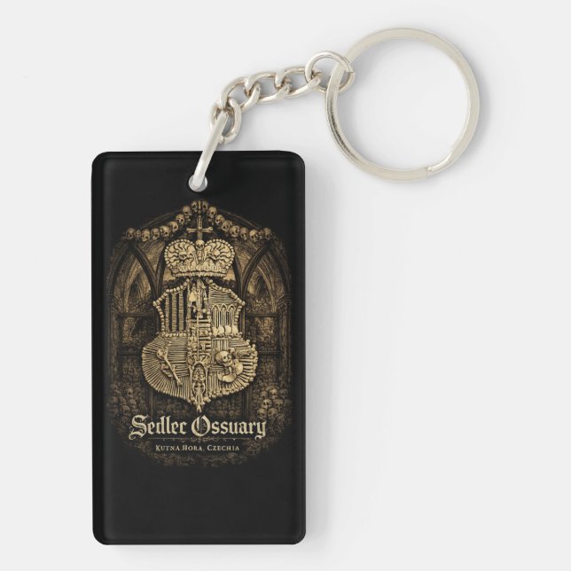 Sedlec Ossuary Keychain (Back)