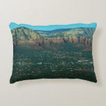 Sedona and Coffee Pot Rock from Above Accent Pillow