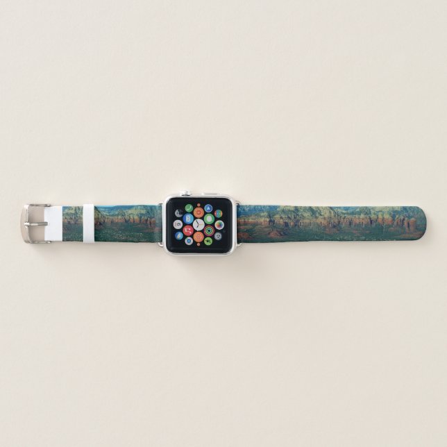Sedona and Coffee Pot Rock from Above Apple Watch Band (Front)