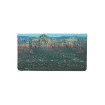 Sedona and Coffee Pot Rock from Above Checkbook Cover