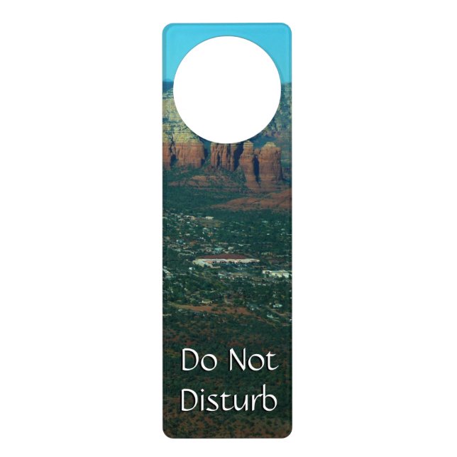 Sedona and Coffee Pot Rock from Above Door Hanger (Front)