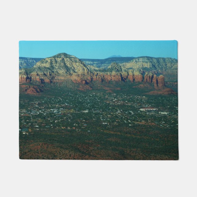 Sedona and Coffee Pot Rock from Above Doormat (Front)