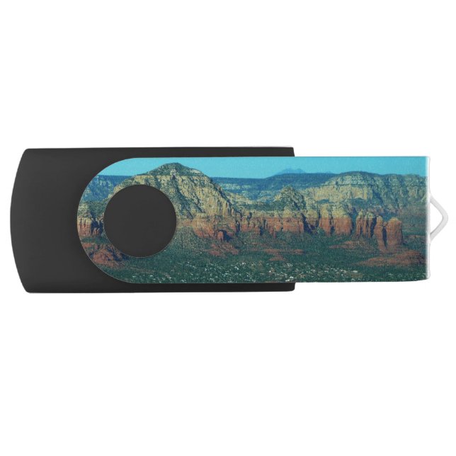 Sedona and Coffee Pot Rock from Above Flash Drive (Front)