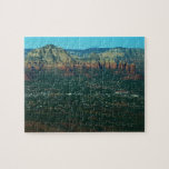 Sedona and Coffee Pot Rock from Above Jigsaw Puzzle