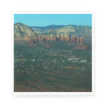Sedona and Coffee Pot Rock from Above Napkins