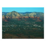 Sedona and Coffee Pot Rock from Above Photo Print