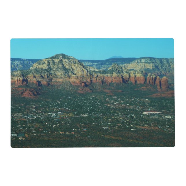 Sedona and Coffee Pot Rock from Above Placemat (Front)