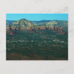 Sedona and Coffee Pot Rock from Above Postcard