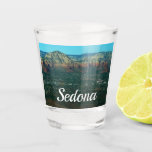 Sedona and Coffee Pot Rock from Above Shot Glass