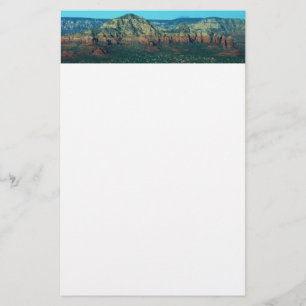 Sedona and Coffee Pot Rock from Above Stationery