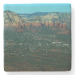 Sedona and Coffee Pot Rock from Above Stone Coaster