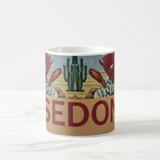 Sedona Arizona and Cactus Coffee Mug
