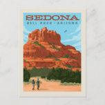 Sedona, Arizona | Bell Rock Postcard<br><div class="desc">Anderson Design Group is an award-winning illustration and design firm in Nashville,  Tennessee. Founder Joel Anderson directs a team of talented artists to create original poster art that looks like classic vintage advertising prints from the 1920s to the 1960s.</div>