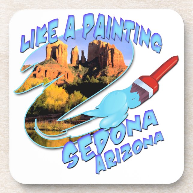 Sedona Arizona Beverage Coaster (Front)