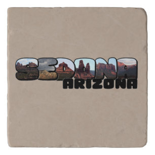 Sedona Arizona Big Letter - Mountain View Trivet