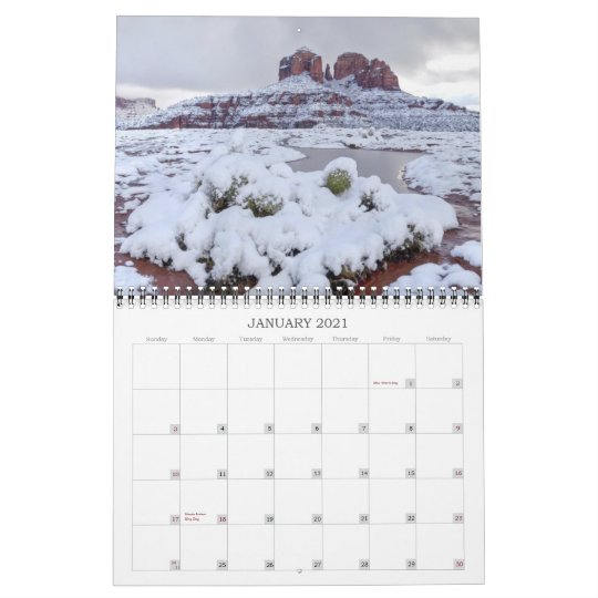 Sedona Arizona Calendar Zazzle com