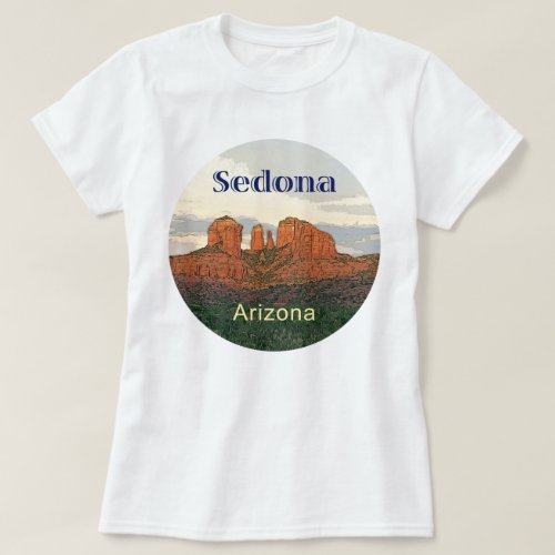 Sedona Arizona Cathedral Rock T_Shirt