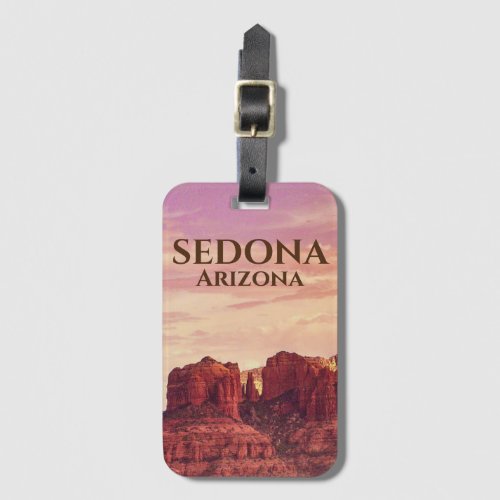 Sedona Arizona Desert Photo Landscape Luggage Tag