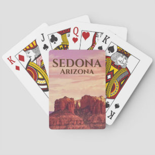 Sedona Arizona Desert Photo Landscape Poker Cards