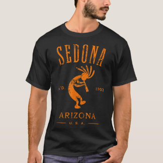 Sedona Arizona Kokopelli Souvenir Distressed Desig T-Shirt