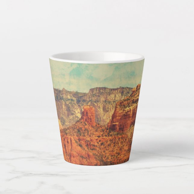 Sedona Arizona Latte Mug (Front)