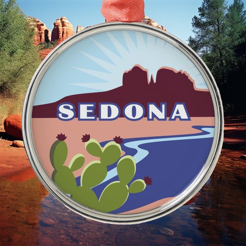 Sedona Arizona Metal Ornament