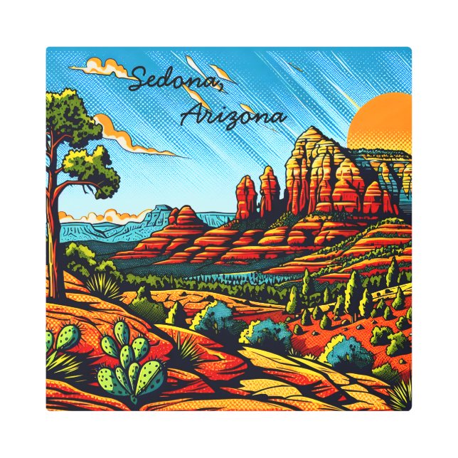 Sedona, Arizona  Metal Print (Front)