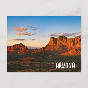Sedona Arizona Mountains Postcard