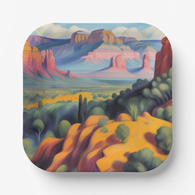 Sedona, Arizona Paper Plates (Front)