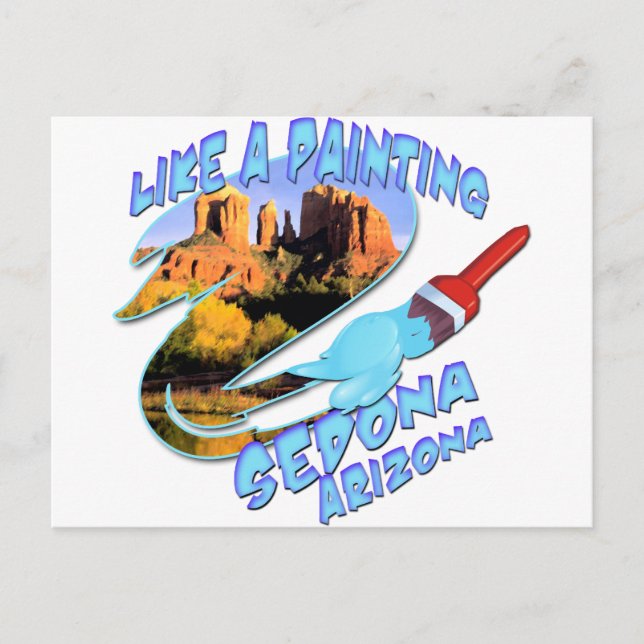 Sedona Arizona Postcard (Front)