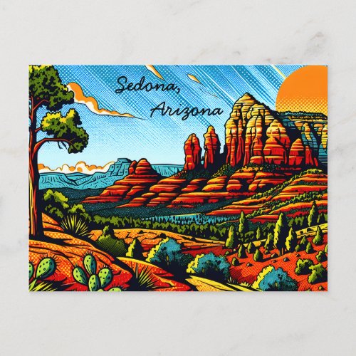Sedona Arizona  Postcard