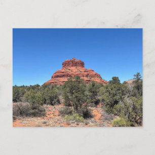 Sedona Arizona Red Rock Butte Postcard