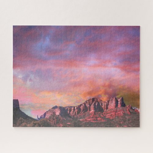 SEDONA ARIZONA Red Rock Sunset Jigsaw Puzzle