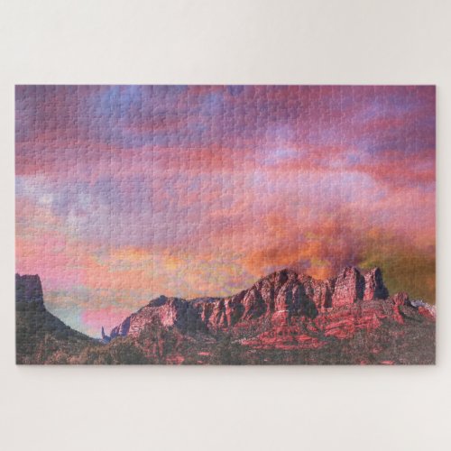 SEDONA ARIZONA Red Rock Sunset Jigsaw Puzzle