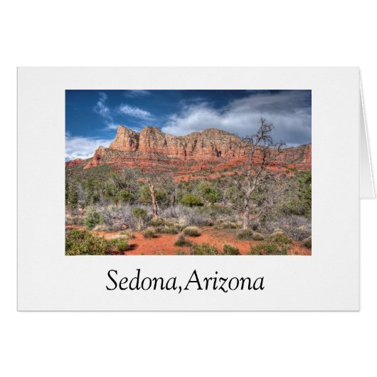 Sedona Arizona red rocks Cards (Front Horizontal)