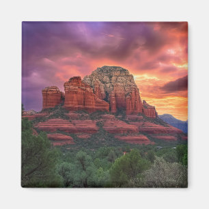 Sedona Arizona Red Rocks Nature Beautiful Sunset Magnet