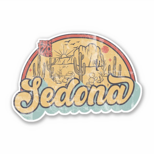 Sedona, Arizona  Sticker (Front)