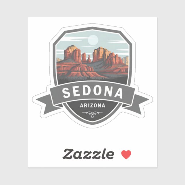 Sedona Arizona Travel Red Rocks Sticker (Sheet)