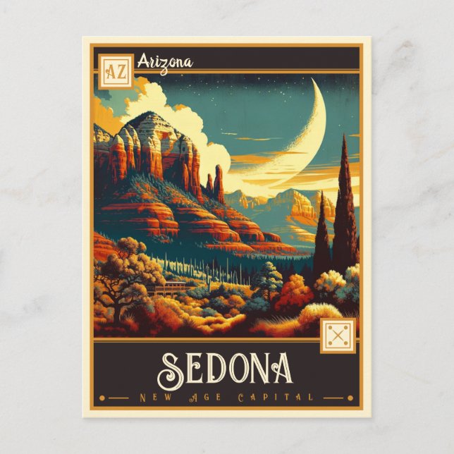 Sedona, Arizona | Vintage Postcard (Front)