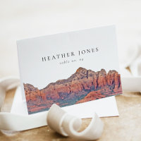 SEDONA Arizona Watercolor Place Cards