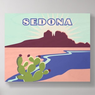Sedona, Arizona Wood Photo Tile