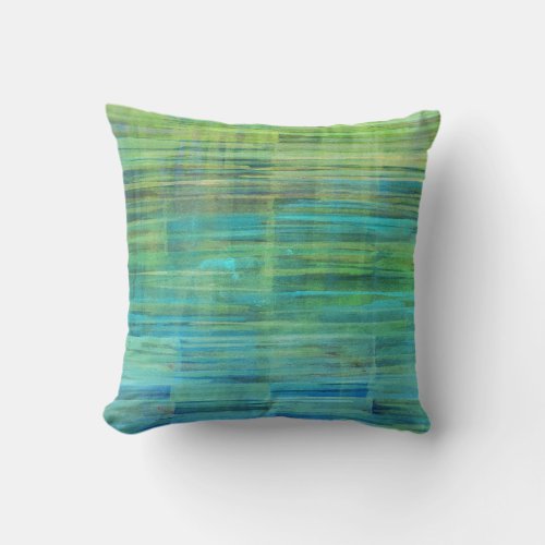 Sedona Blue Green Outdoor Pillow