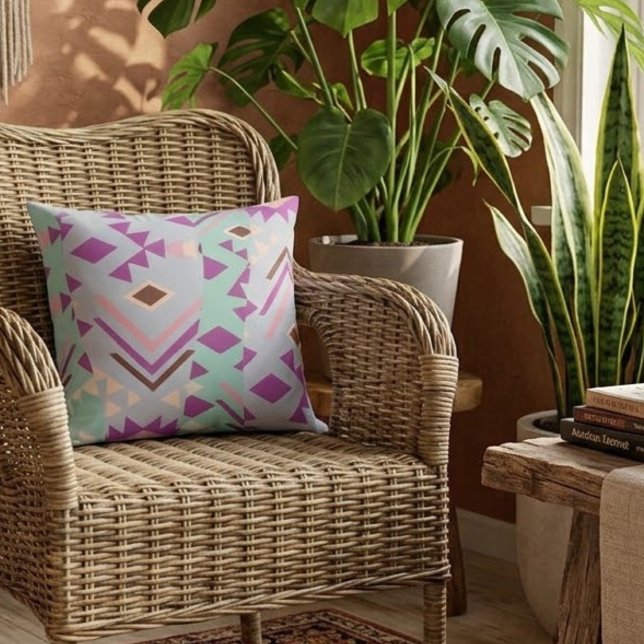 Sedona Boho Throw Pillow (Creator Uploaded)