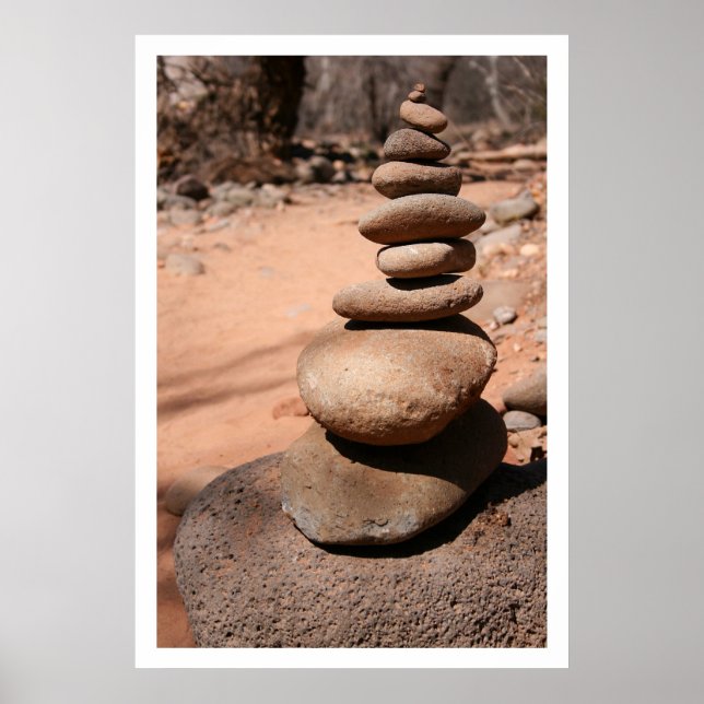 Sedona Cairn Poster (Front)