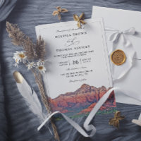 SEDONA Destination Skyline Boho QR Code Wedding