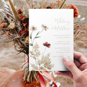 Sedona Garden Wedding Invitation