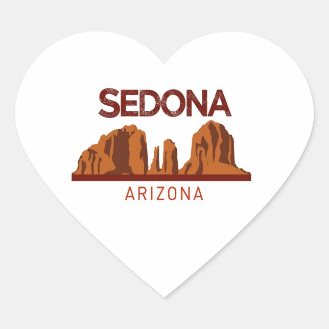 SEDONA HEART STICKER (Front)