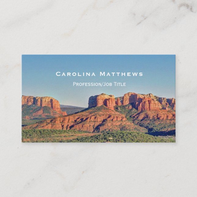 Sedona Landscape Business Card (Front)