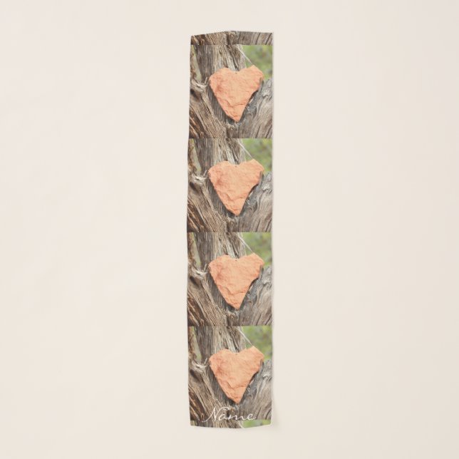 Sedona red rock heart Thunder_Cove Scarf (Front)