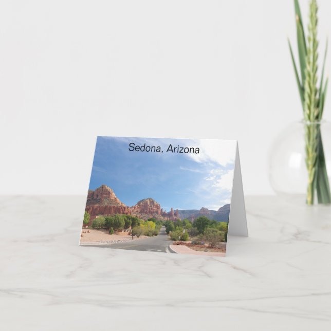 Sedona Red rocks Card (Front)